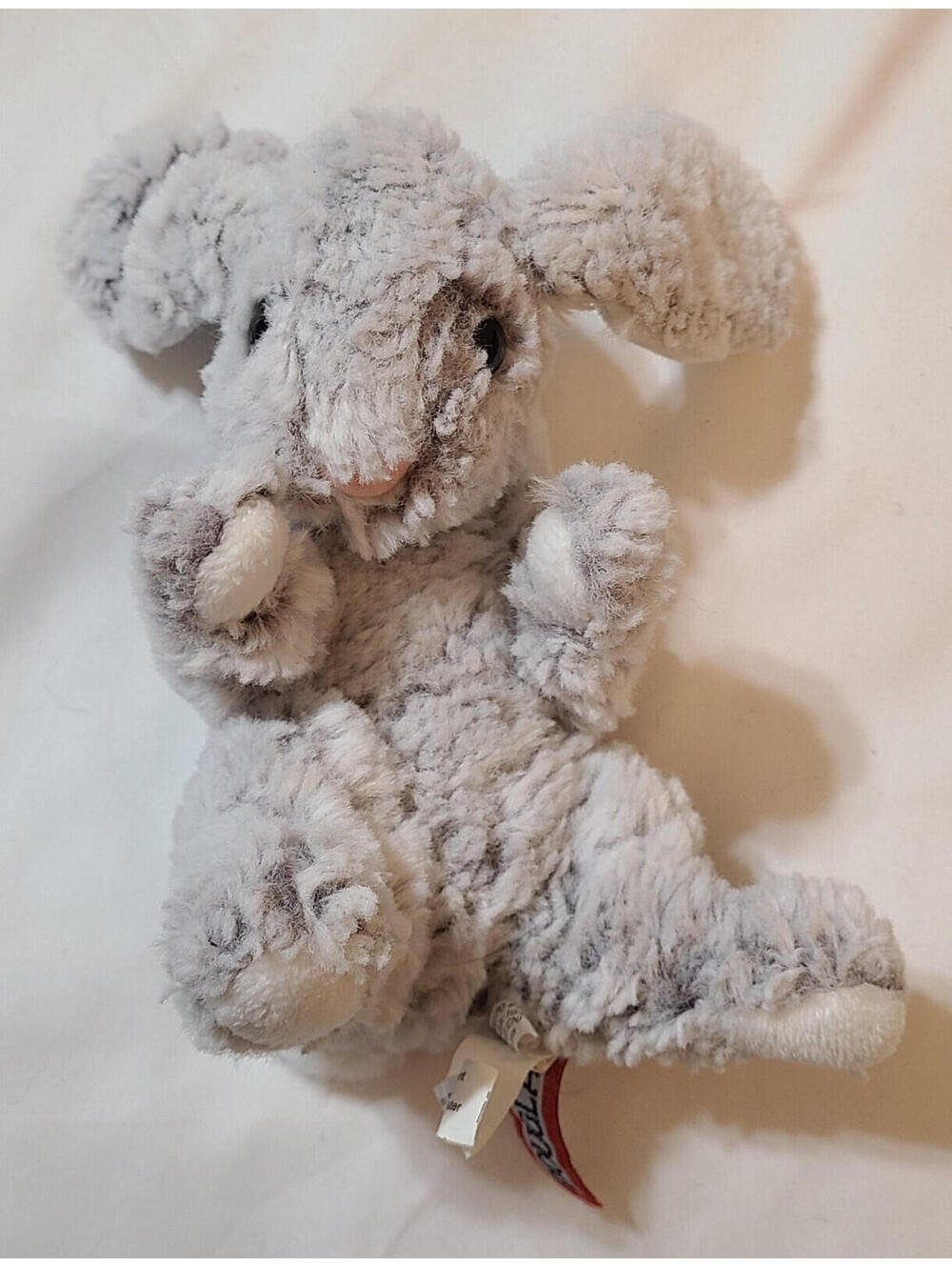 Douglas Gray Baby Bunny  6in Little Stuffed Rabbit Cuddle Toy Animal Plush Gift